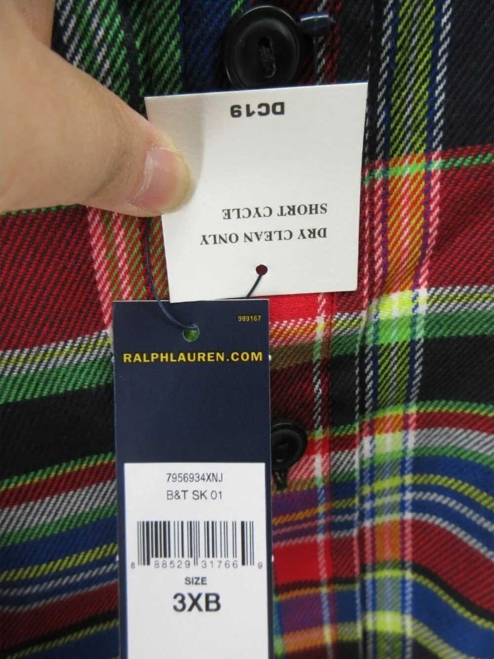 Polo Ralph Lauren Shirt 3XB Big Flannel Plaid Elbow Patches Heritage